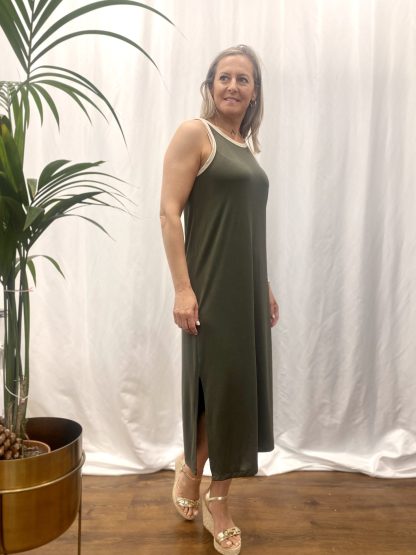 vestido-largo-tirante-mujer-verde-elastico