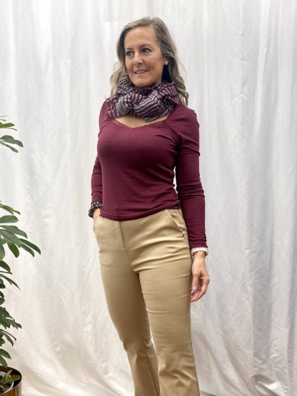 pantalon-mujer-camel-vestir-bolsillos-nueva-coleccion