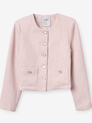 chaqueta-tweed-Rosa-botones-dorados