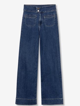pantalón-vaquero-recto-tiro-alto-mujer