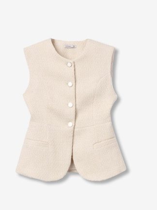 chaleco-Blanco-mujer-tweed-botones
