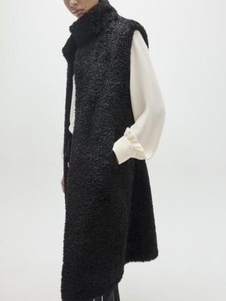 mujer-novedades-moda-elegante-otoño-chaleco-largo-piel