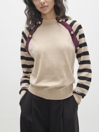 jersey-beige-negro-combinado-mujer-punto-fino
