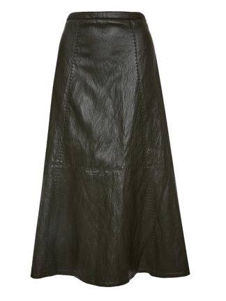 falda-MIDI-mujer-evasé-caqui