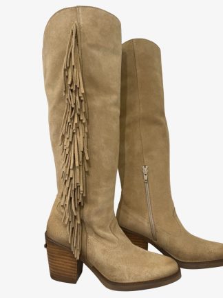 Bota Beige Flecos